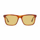 Gucci GG0381S-005 Light Havana Square Brown Polarized Lens Men's Acetate Sunglasses 889652176659