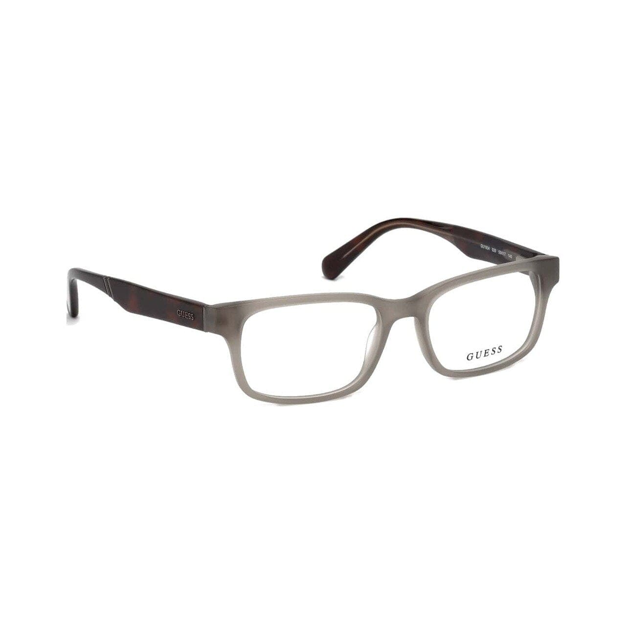 Guess GU-1934-020 Grey Rectangular Men's Acetate Eyeglasses 664689875887