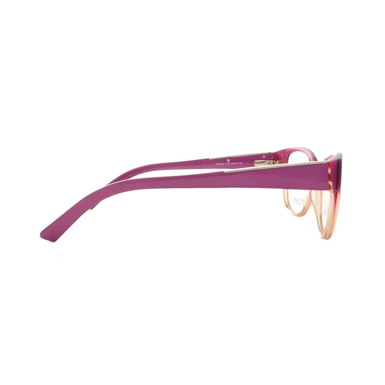 Guess GU-2383-PUR Purple Square Women's Acetate Eyeglasses 715583765771
