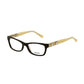 Guess GU-2414-S30 Crystal Tortoise Rectangular Women's Acetate Eyeglasses 715583960787