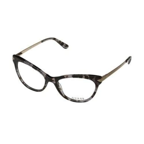 Guess GU-2683-020 Grey Cat-Eye Women’s Acetate Eyeglasses - 