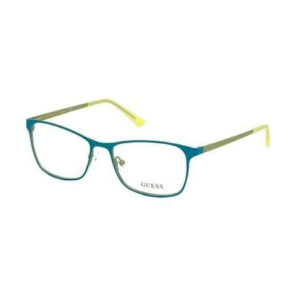 Guess GU-3012-089 Turquoise Square Women’s Metal Eyeglasses 