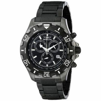 Invicta 6412 Python Specialty Black Stainless-Steel Swiss 