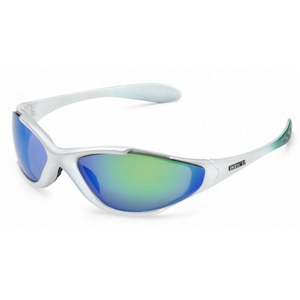Invicta IEW011-05 Sports Driver White Full Rim Blue Lenses Men's Sunglasses Frames 886678390601