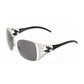 Invicta IEW033-03 Corduba Butterfly Filigree Silver/Black Full Rim Sunglasses Frames 886678117604