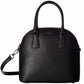 Kate Spade Sylvia Women's Dome Satchel Bag Black Large 098687334105
