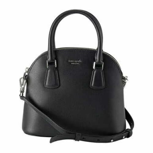 Kate Spade Sylvia Women’s Medium Dome Satchel Handbag Black 
