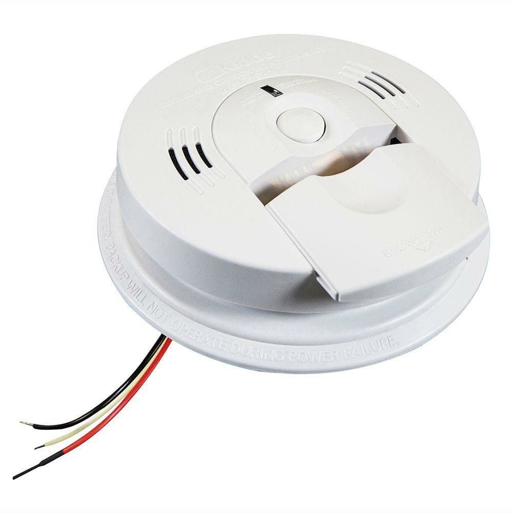 Kidde Hardwired Smoke and Carbon Monoxide Detector with Battery Backup and Voice Alarm KN-COSM-IBA 047871260416