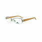 Lacoste L2115-714 Shiny Gold Rectangular Women's Metal Eyeglasses 883121780583