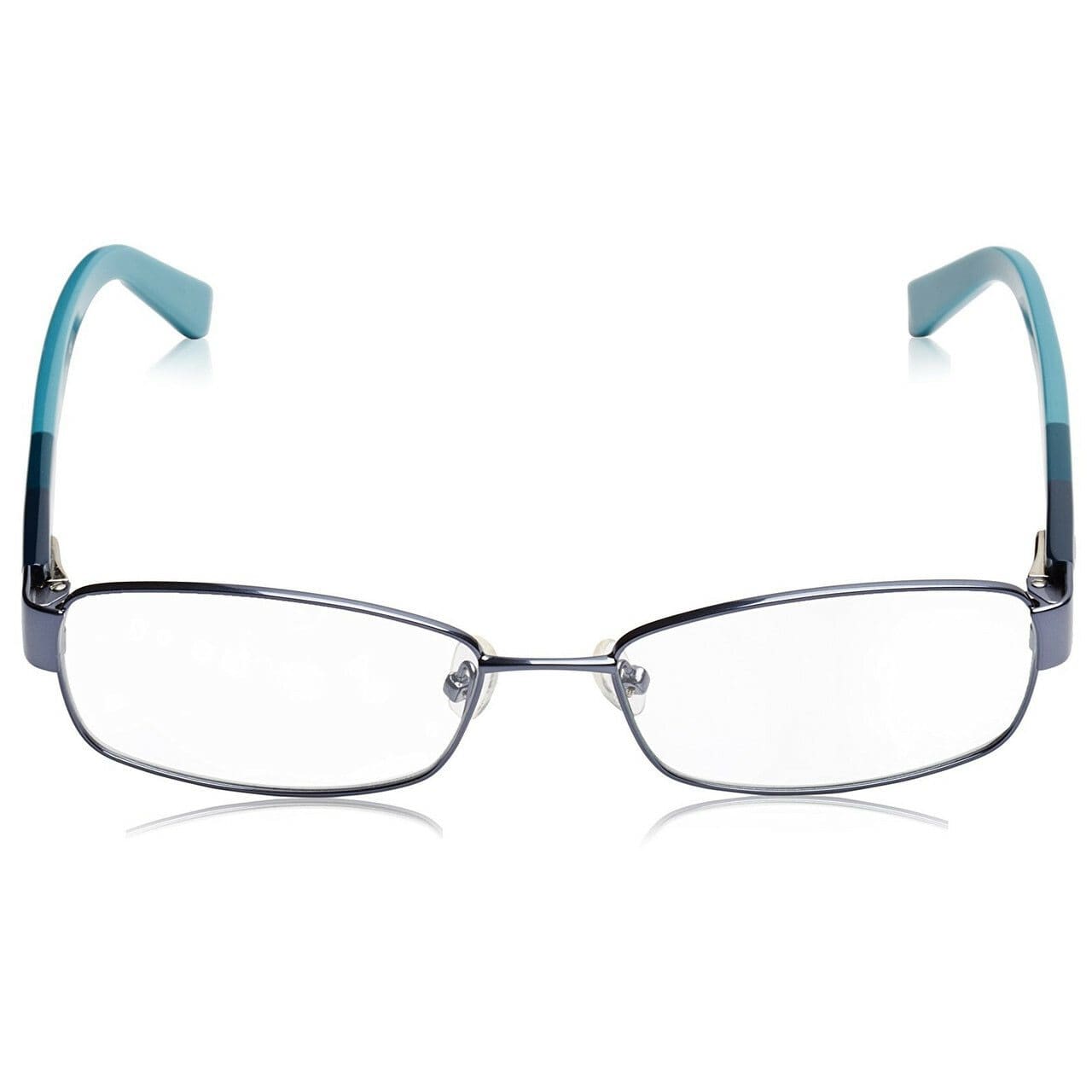 Lacoste L2174-424 Blue Rectangular Unisex Eyeglasses 883121973732
