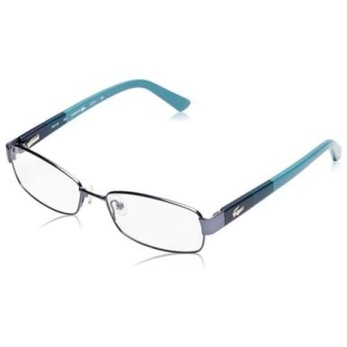 Lacoste L2174-424 Blue Rectangular Unisex Eyeglasses - 