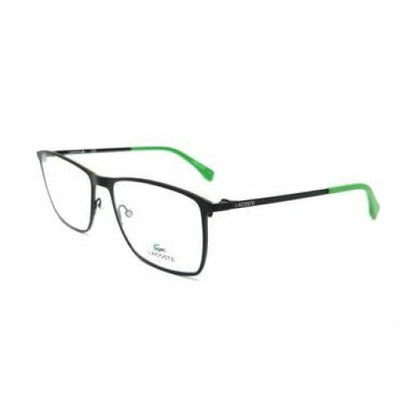 Lacoste L2223-001 Matte Black Square Men’s Metal Eyeglasses 
