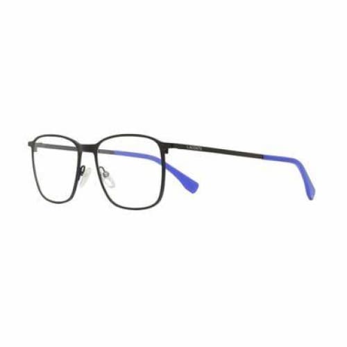 Lacoste L2233-210 Matte Brown Square Men’s Metal Eyeglasses 