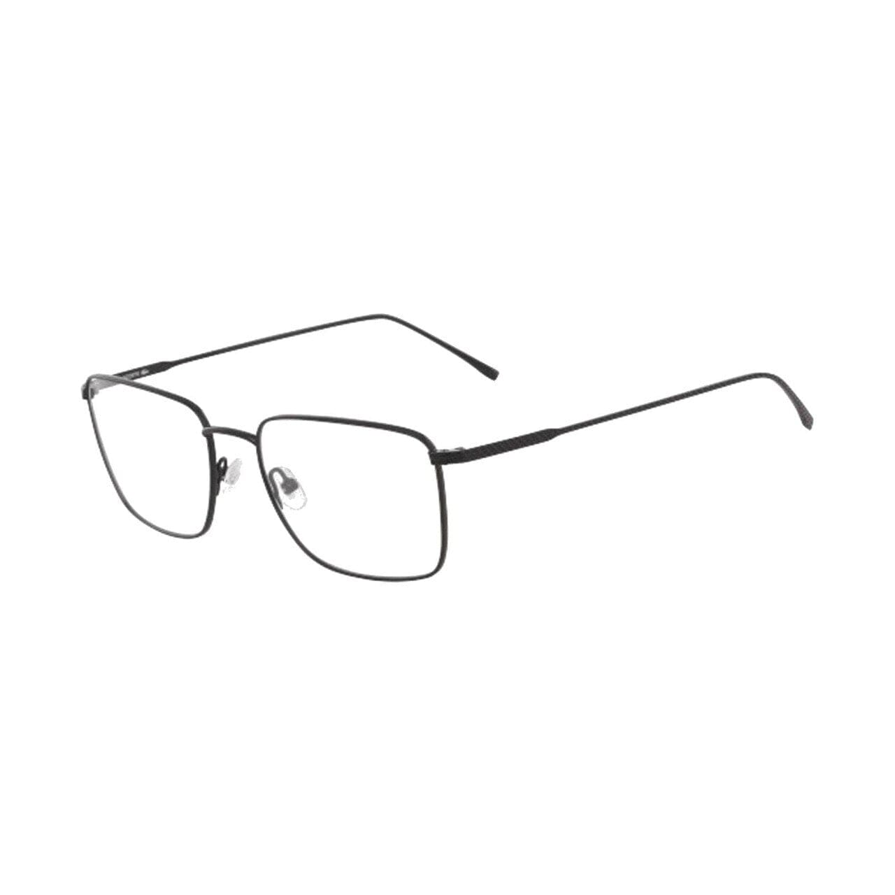 Lacoste L2245-001 Black Rectangular Men's Metal Eyeglasses 886895382144