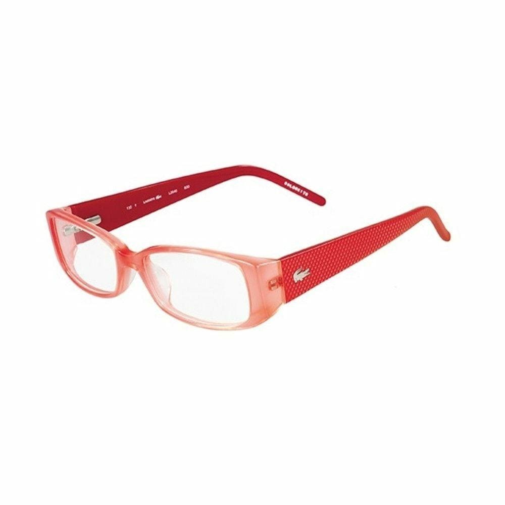 Lacoste L2640-830 Coral Rectangular Women's Plastic Eyeglasses 883121853805
