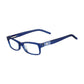 Lacoste L2657-424 Blue Rectangular Women's Plastic Eyeglasses 883121877313