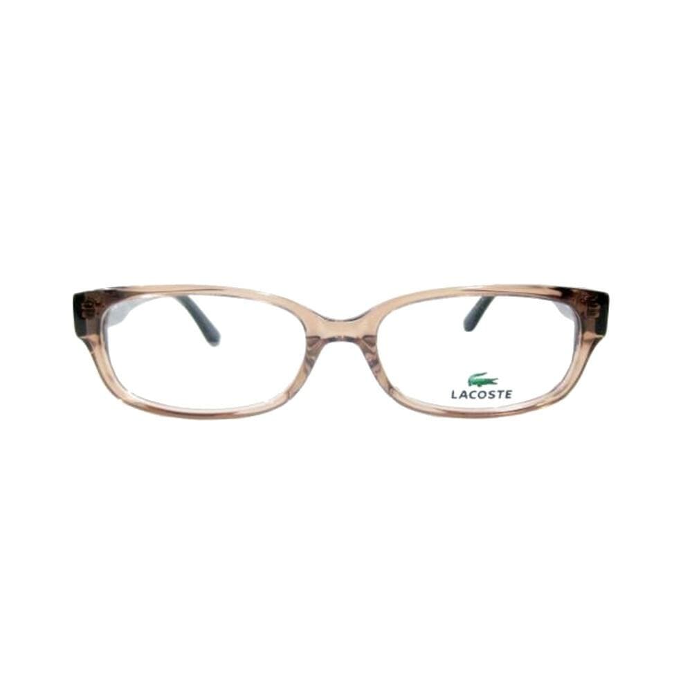 Lacoste L2665A-234 Transparent Brown Rectangular Men's Eyeglasses