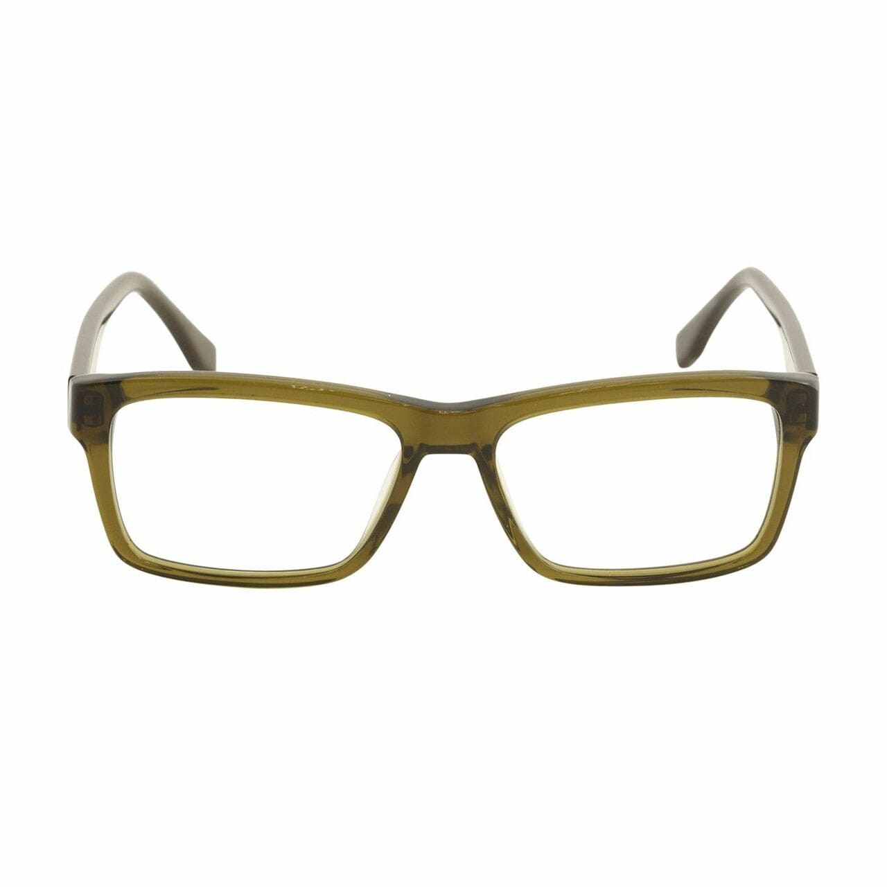 Lacoste L2721-210 Olive Brown Square Men's Acetate Eyeglasses 886895201704