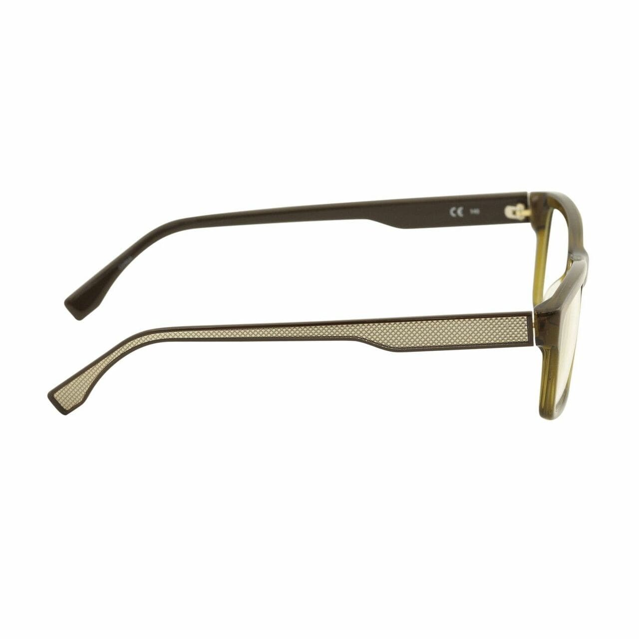 Lacoste L2721-210 Olive Brown Square Men's Acetate Eyeglasses 886895201704