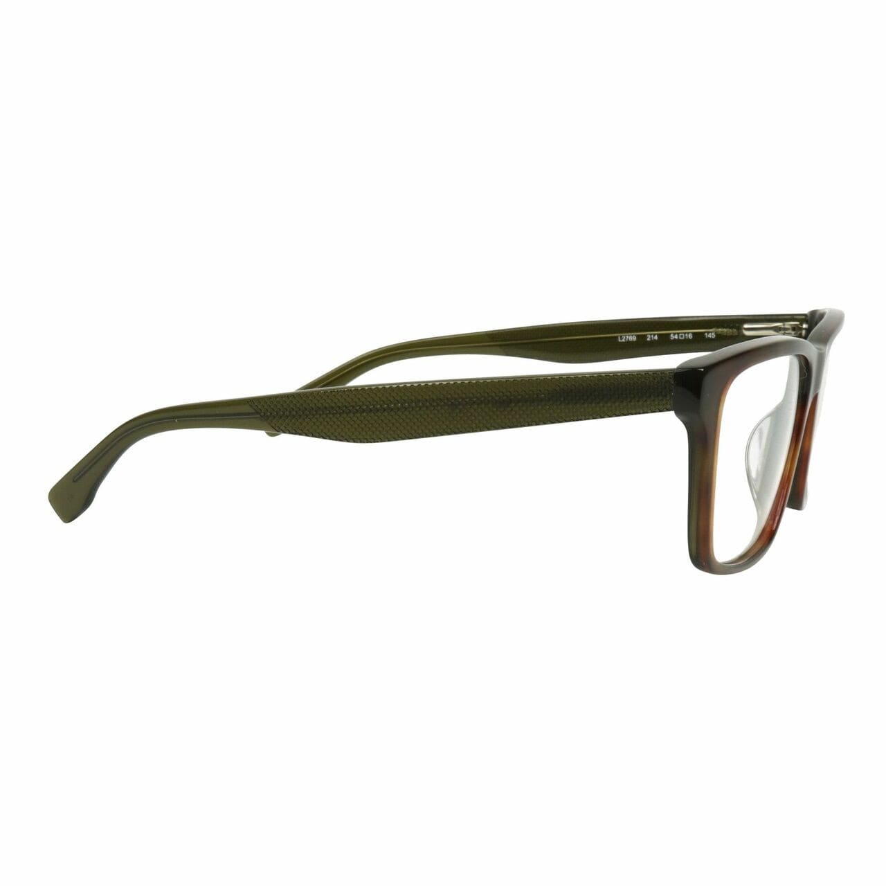 Lacoste L2769-214 Havana Square Men’s Acetate Eyeglasses - 