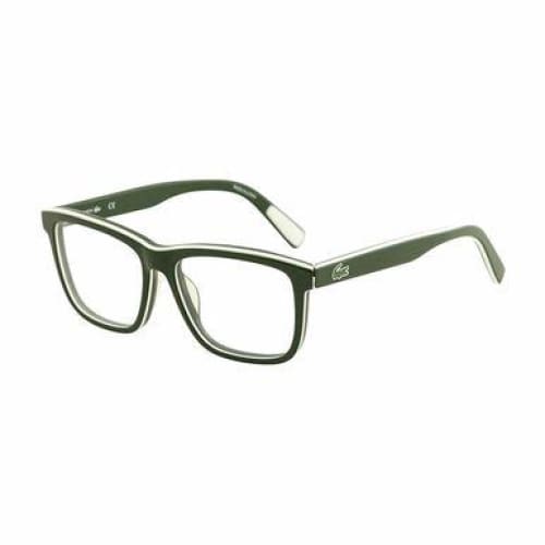 Lacoste L2775-315 Green Square Men’s Acetate Eyeglasses - 