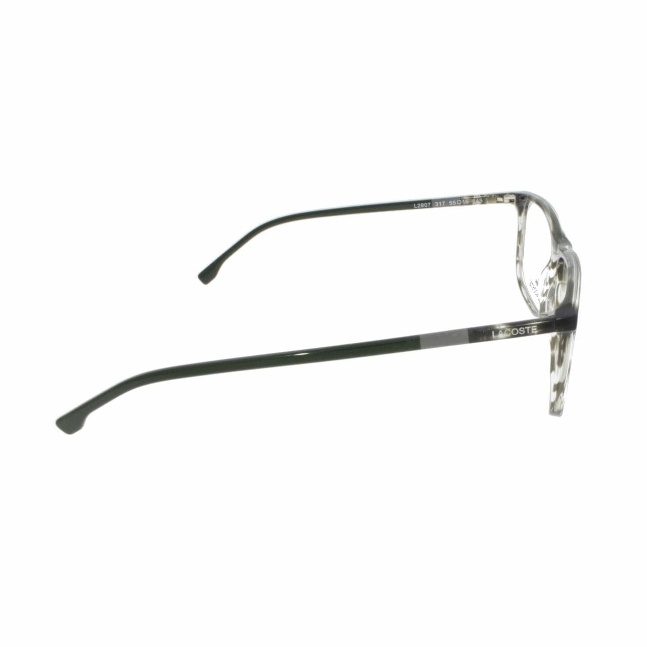 Lacoste L2807-317 Khaki Square Men's Acetate Eyeglasses 886895328531