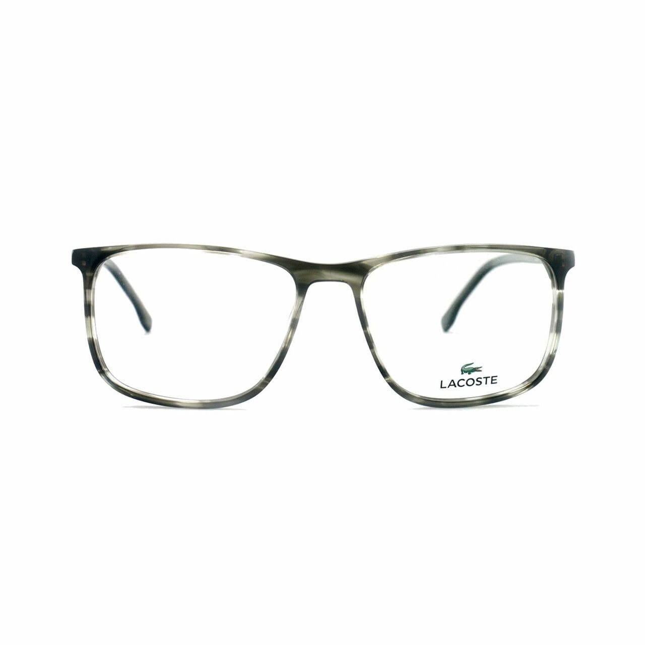 Lacoste L2807-317 Khaki Square Men’s Acetate Eyeglasses - 