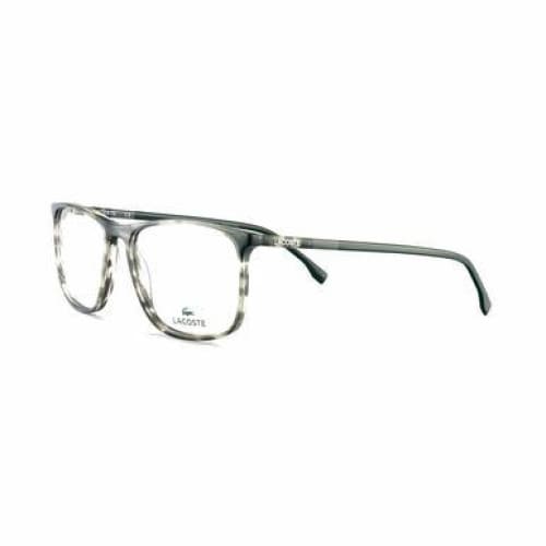 Lacoste L2807-317 Khaki Square Men’s Acetate Eyeglasses - 