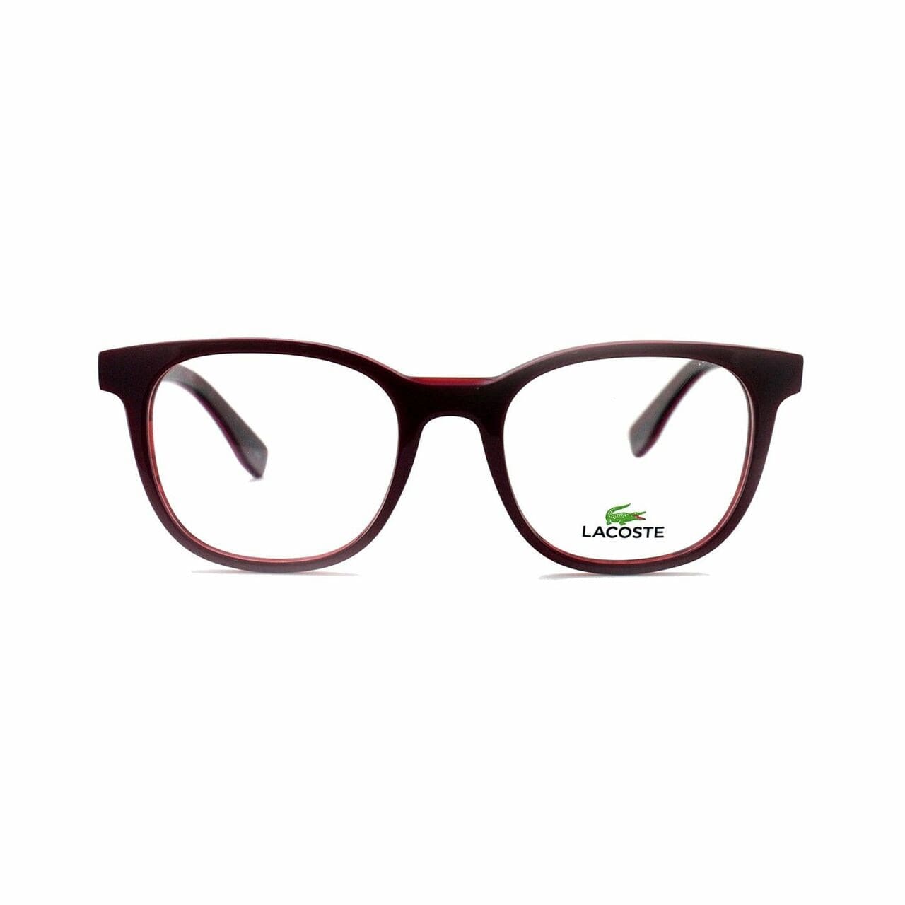 Lacoste L2809-615 Red Square Women's Acetate Eyeglasses 886895328173