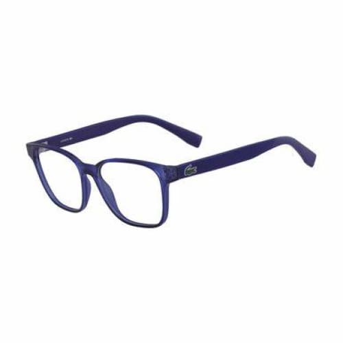Lacoste L2818-424 Blue Square Women’s Plastic Eyeglasses - 