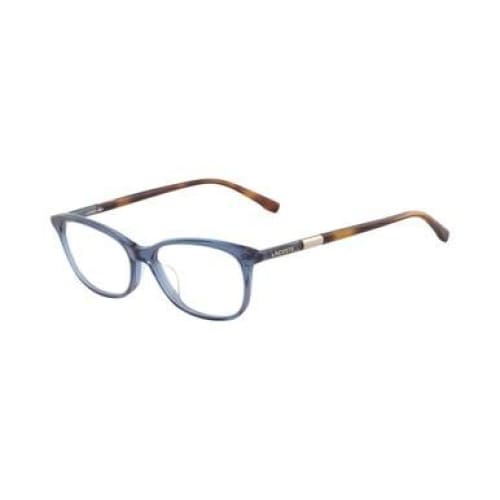 Lacoste L2830-424 Blue Square Women’s Acetate Eyeglasses - 