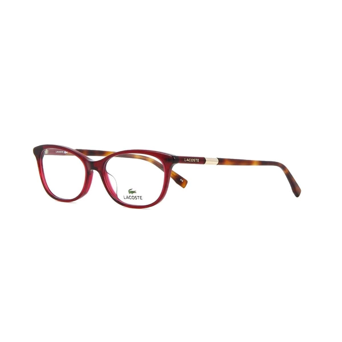 Lacoste L2830-604 Burgundy Square Women's Acetate Eyeglasses 886895375047
