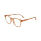 Lacoste L2838-662 Transparent Rose Round Women's Acetate Eyeglasses 886895399500