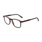 Lacoste L2845-214 Havana Orange Square Unisex Acetate Eyeglasses 886895398541