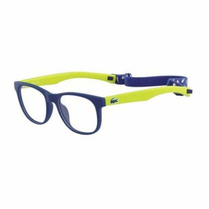 Lacoste L3621-414 Matte Navy Square Kids Plastic Eyeglasses 
