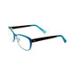 Lanvin VLN 058 Blue-0MCT Cat-Eye Women's Acetate Eyeglasses 883663797629