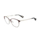 Lanvin VLN 091M-0530 Shiny Black Square Unisex Metal Eyeglasses