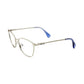 Lanvin VLN 095S-08FE Shiny Silver Cat-Eye Women's Stainless Steel Eyeglasses 883663988409
