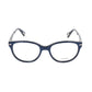 Lanvin VLN 613-09AM Blue Round Women's Metal Eyeglasses 883663707666