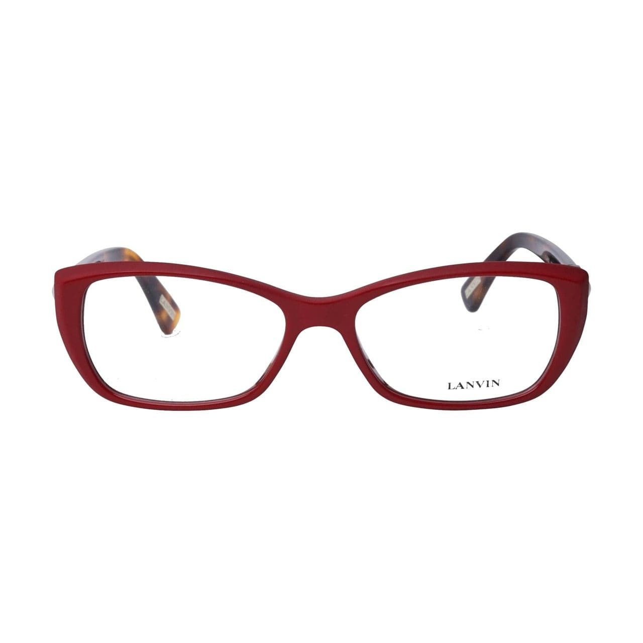 Lanvin VLN 665S-09LB Shiny Red Rectangular Women's Acetate Eyeglasses 883663797018