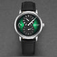 Louis Erard Men’s ’Excellence’ Green/Black Dial Black Leather Strap Manual Wind Watch 54230AG59.BDC02 - On sale