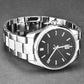 Louis Erard Men’s ’Heritage’ Black Dial Silver Stainless Steel Bracelet Automatic Watch 69101AA32.BMA19 - On sale