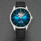 Louis Erard Men’s ’Heritage’ Blue/Black Dial Black Leather Strap Automatic Watch 60287AA85.BAAC82 - On sale