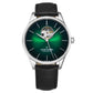 Louis Erard Men’s ’Heritage’ Green/Black Dial Black Leather Strap Automatic Watch 60287AA89.BAAC82 - On sale
