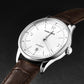 Louis Erard Men’s ’Heritage’ White Dial Brown Leather Strap Automatic Watch 69287AA01.BAAC80 - On sale