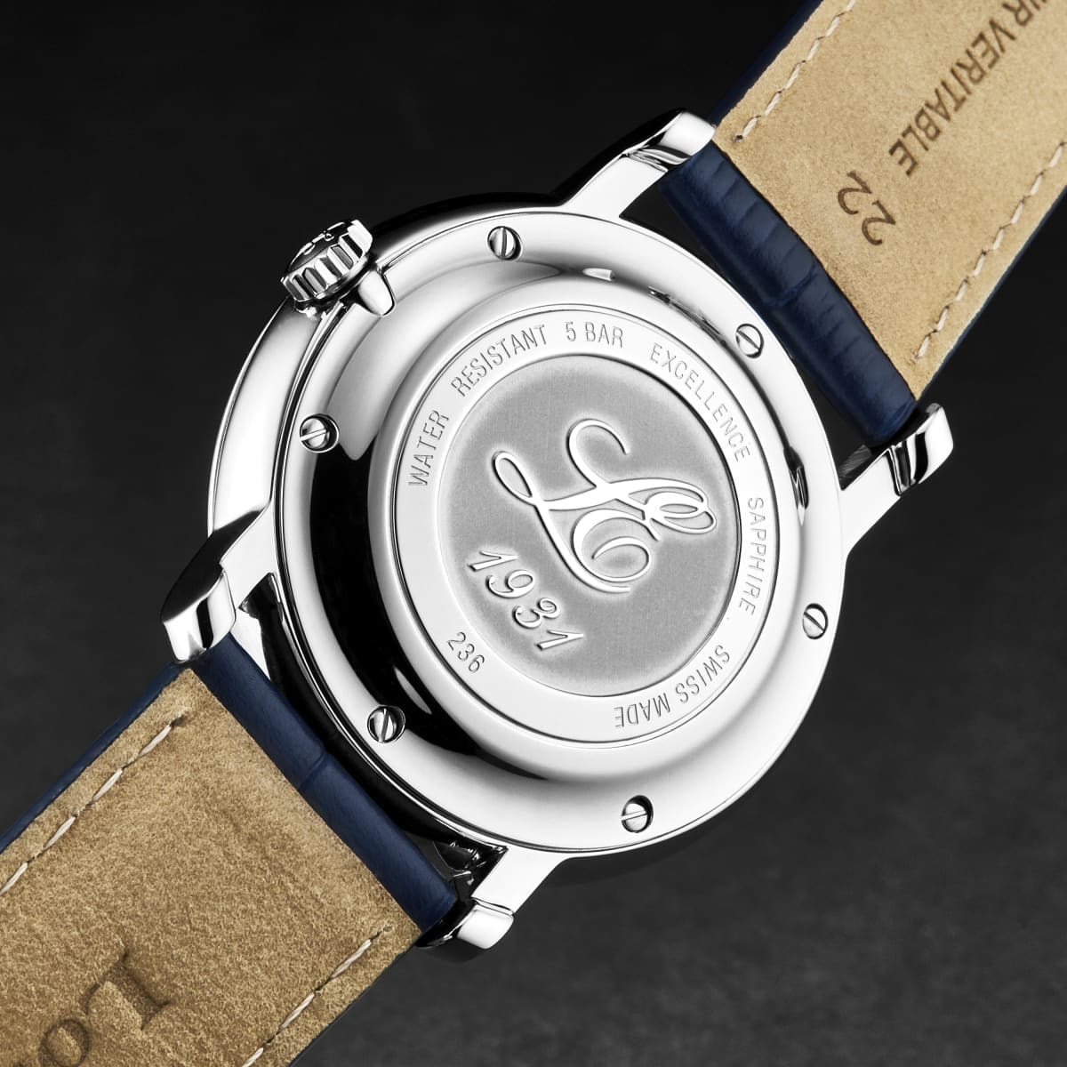 Louis Erard Men’s ’Le Régulateur’ Blue Dial Leather Strap Automatic Watch 86236AA25.BDC555 - On sale