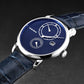 Louis Erard Men’s ’Le Régulateur’ Blue Dial Leather Strap Automatic Watch 86236AA25.BDC555 - On sale