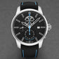 Louis Erard Men’s ’Sportive’ Chronograph Black Dial Fabric Strap Automatic Watch 78240TS05.BATT05 - On sale