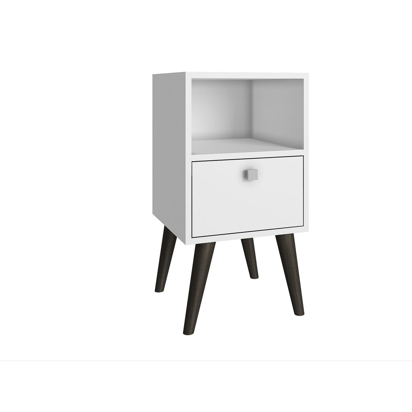 Manhattan Comfort Abisko Stylish Side Table with 1-Cubby and