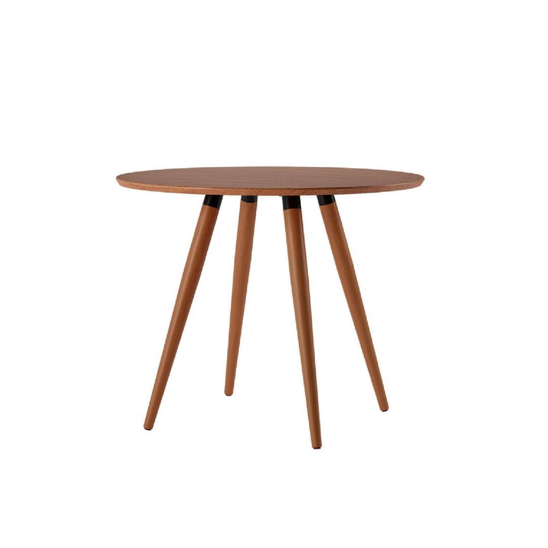 Manhattan Comfort Athena 35.43 Round Dining Table in Maple 